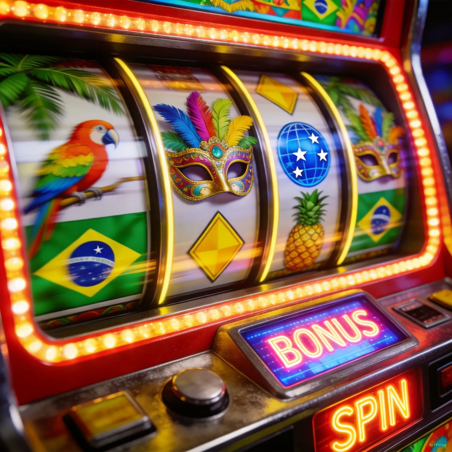Imagem promocional dos jogos de lottery da eiffelpg